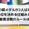 柔道の銅メダルが2人はなぜ？3位を決める仕組みと敗者復活戦のルールは？